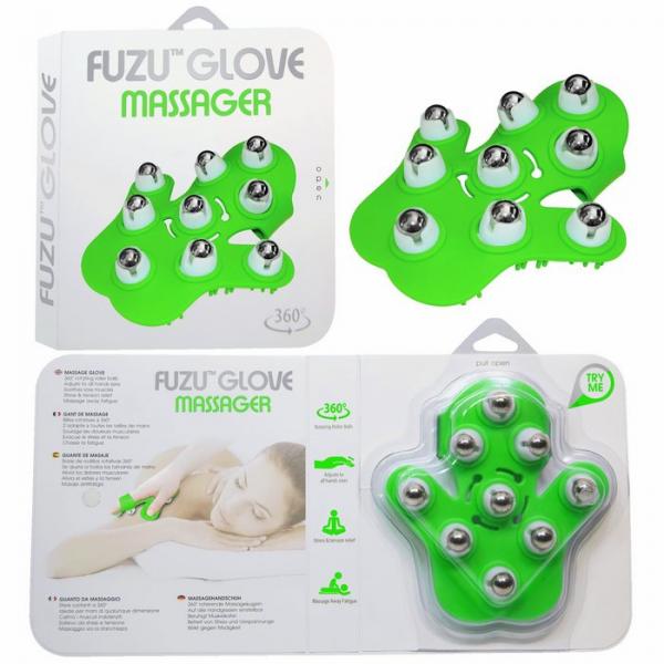 Fuzu Glove Massager Neon Green Sex Toy Product