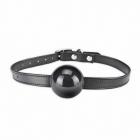 Lux Fetish Silicone Ball Gag Black O/S Sex Toy Product