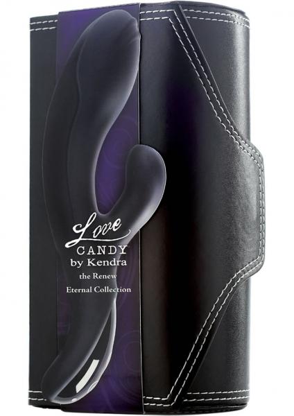 Love Candy By Kendra The Renew Eternal Collection Silicone Recharge Vibe Black Sex Toy Product