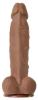 Adam's True Feel Cock Brown Dildo Sex Toy Product Image 2