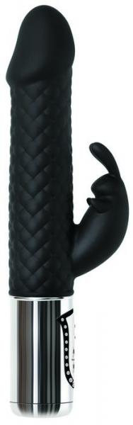 Black Diamond Silicone Rabbit Vibrator Sex Toy Product