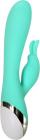 The Silicone Rechargeable Bunny Vibrator Green Sex Toy Product