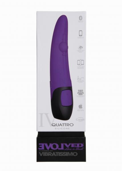 Quattro G-Spot Purple Vibrator Sex Toy Product
