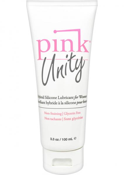 Pink Unity Hybrid Silicone Lubricant For Women 3.3 Ounce Tube Sex Toy Product
