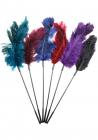 Fantasy Tickler Ostrich Feather Tickler Combo Assorted Colors Sex Toy Product