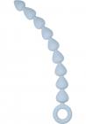 Sex In The Shower Silicone Anal Beads 9"-  Blue	 Sex Toy Product