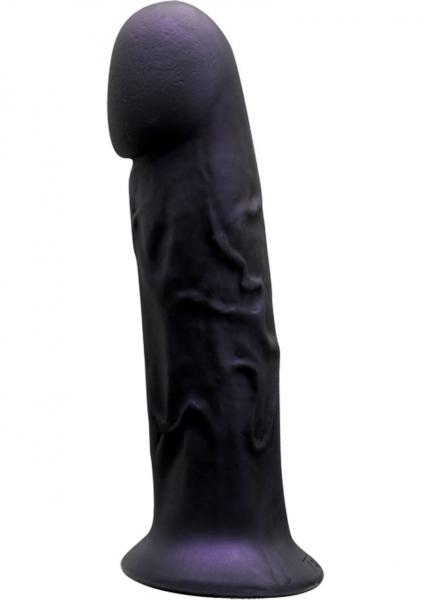 Goliath Silicone Vibrating Dildo 7.2 Inch Purple Sex Toy Product