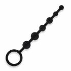 All About Anal Silicone Anal Beads 6 Balls Black Sex Toy Product