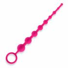 All About Anal Silicone Anal Beads 9 Balls Pink Sex Toy Product