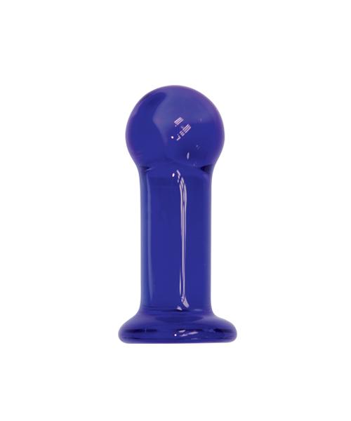 First Glass Indigo Anal Plug Blue Sex Toy Product