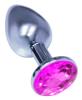 Bejeweled Starter Stainless Plug Pink Jewel Sex Toy Product Image 2