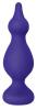 Plug And Play Silicone Spire Plum Purple Anal Probe Sex Toy Product Image 1