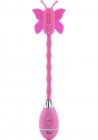 Closet Collection The Celine Bendable Butterfly Wand Silicone Massager Waterproof Pink Sex Toy Product