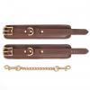 Red Room Ankle Cuffs Brown Sex Toy Product Image 3