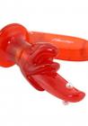 Pleasure Tongue With Pearl Stud Tickler Red Sex Toy Product