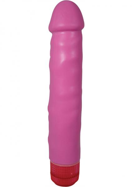 Pure Vibes No 69 Silicone Vibrator Waterproof 7.5 Inch Pink Sex Toy Product