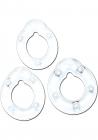 All American Triple Rings - Clear Sex Toy Product