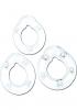 All American Triple Rings - Clear Sex Toy Product Image 1