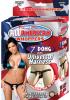 Real Skin All American Whoppers Dong With Universal Harness 7 Inch  Sex Toy Product Image 2