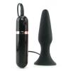My First Silicone Surge Vibrating Butt Plug 5 Inch Black Sex Toy Product Image 1