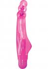 Light Up Orgasmic Gels Sensuous Jelly Vibrator Waterproof Pink 7 Inch Sex Toy Product
