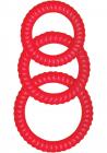 Ultra Cocksweller Silicone Cock Rings Red Sex Toy Product