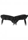 Harness The Moment Velvet Strap On Corset -Black	 Sex Toy Product