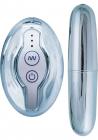 Nen Wa Remote Control Ultra Bullet Waterproof Silver Sex Toy Product