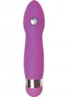 Naughty Vibe Silicone Vibe Waterproof Purple 6.25 Inch Sex Toy Product