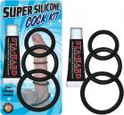 Super Silicone Cock Kit with Sta Hard .5oz Sex Toy Product