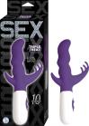 Sex Triple Treat Purple Vibrator Sex Toy Product