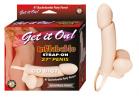 Get It On Inflatable Strap On 27 inches Penis Beige Sex Toy Product
