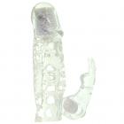 Sex Vibrating Rabbit Extender Clear Sex Toy Product