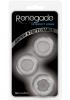 Renegade Intensity Rings Clear 3 Pack Sex Toy Product Image 2