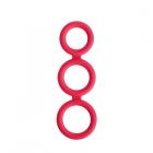 Renegade Triad Cock Ring Red Sex Toy Product