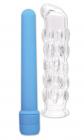 Neon Glass Vibrator G-Spot Blue Sex Toy Product