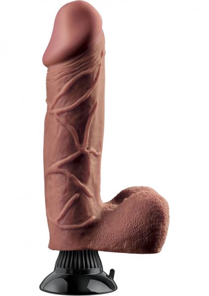 Real Feel Deluxe No 10 10 inches Brown Vibe Sex Toy Product