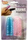 His And Hers Lust Fingers Soft Jelly Stimulators Sex Toy Product