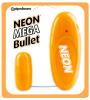Neon Mega Bullet Vibrator Orange Sex Toy Product Image 4