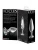 Icicles No 26 Glass Anal Plug Clear Sex Toy Product Image 4