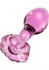 Icicles No 48 Glass Butt Plug Pink	 Sex Toy Product Image 1