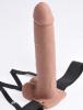 Fetish Fantasy 10 Inches Hollow Rechargeable Strap On Remote Tan Sex Toy Product Image 2