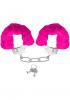 Neon Furry Cuffs Pink Sex Toy Product Image 1