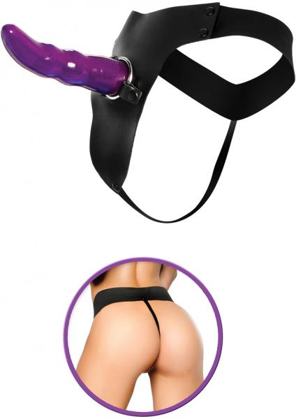 Grooved G-Spot Strap-On - Purple Sex Toy Product