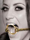 Open Mouth Gag Gold O/S Sex Toy Product