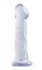 Basix Rubber Works 6.5 inches Dong With Suction Cup Clear Sex Toy Product