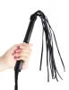 Fetish Fantasy Cat O Nine Tails Leather Whip Black Limited Edition Sex Toy Product Image 4