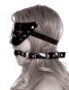 Masquerade Mask And Ball Gag Black Sex Toy Product Image 3