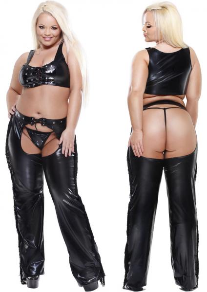 Fetish Fantasy Lingerie Ride Em Cowgirl Queen Size Black Sex Toy Product