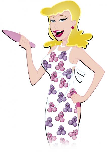 Bachelorette Party Favors Pecker Apron Sex Toy Product